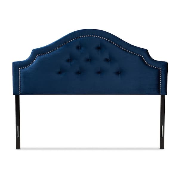 Baxton Studio Cora Royal Blue Queen Headboard
