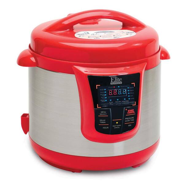 Unbranded 8Qt. Electric Pressure Cooker with 13 functions in Red