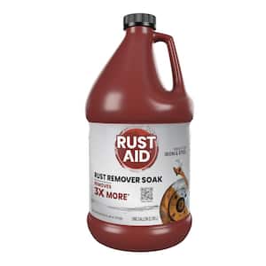 1 Gal. Rust Remover Soak, Paint Prep Chemical, Great on Iron and Steel