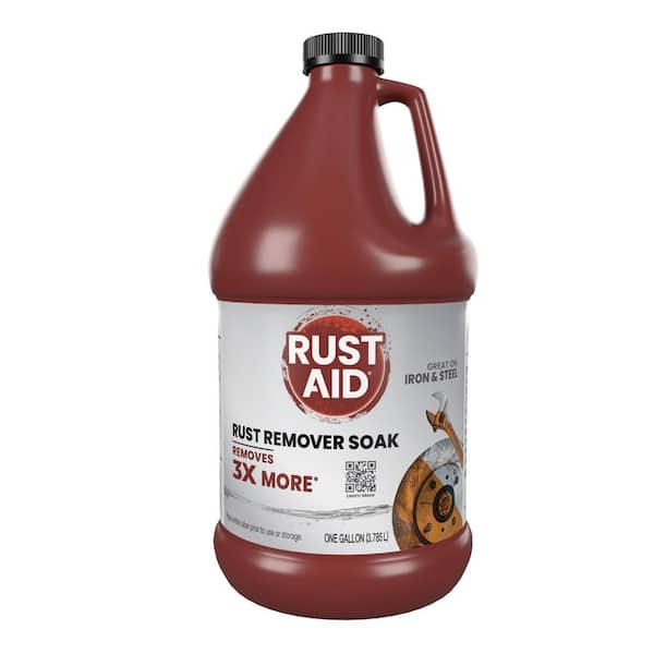 1 Gal. Rust Remover Soak, Paint Prep Chemical, Great on Iron and Steel