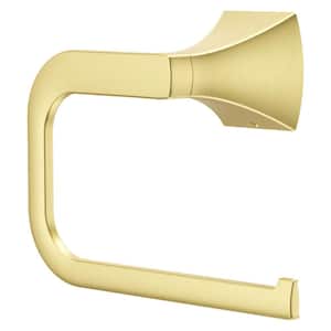 Bruxie Wall Mounted Hand Towel Holder in Brushed Gold