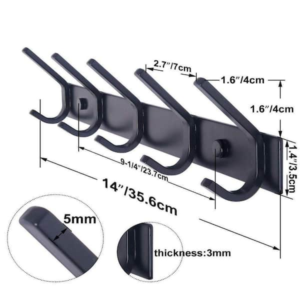 Havaasia Heavy Duty 304 Stainless Steel Clothes Hook Bar (Code: 5519