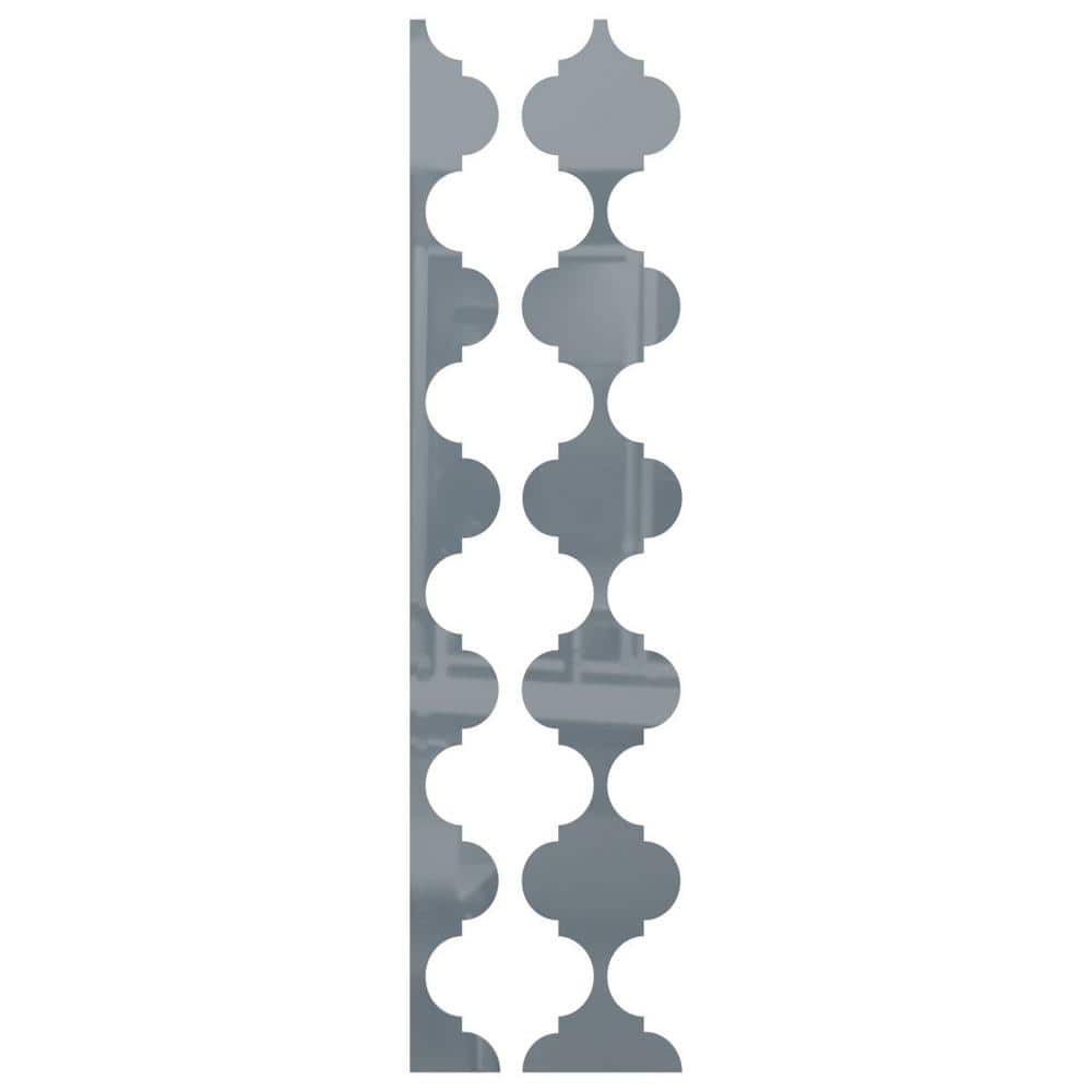 Marrakesh 0.125 in. T x 0.5 ft. W x 4 ft. L Dark Grey Acrylic Resin Decorative Wall Paneling 12-Pack price history on PriceWatchPro
