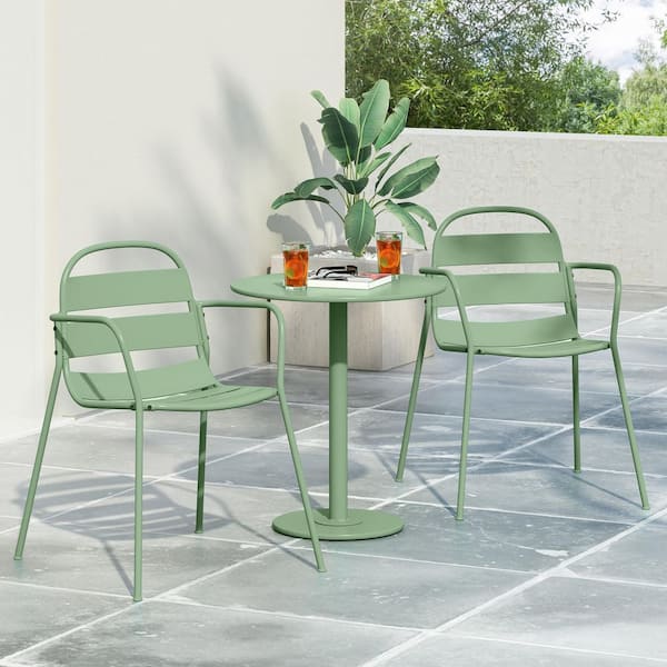 NASSAU Copper 3-Piece Aluminium Outdoor Bistro Set ZN-2472