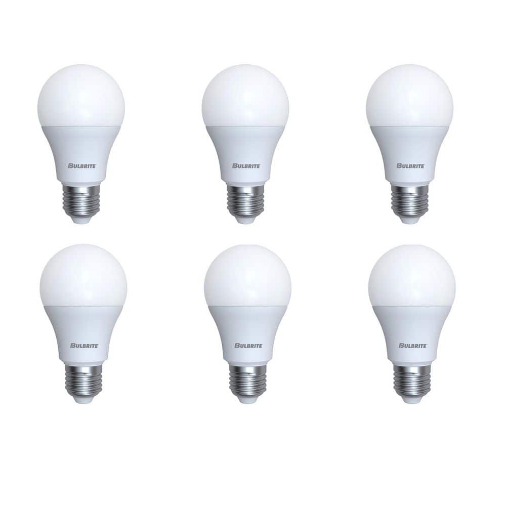 60-Watt Equivalent A19 Dusk to Dawn Dimmable Frost Finish E26 LED Light Bulb in 3000K Soft White (6-Pack) price history on PriceWatchPro