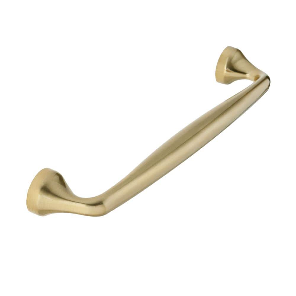 Satin Brass 6.25'' Modern Bar Pull Multipack with Mounting Hardware