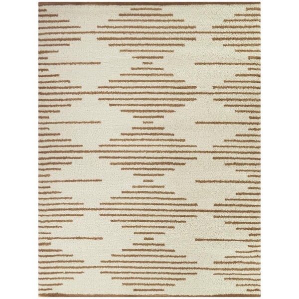 BALTA Keri Tan 8 ft. x 10 ft. Striped Area Rug