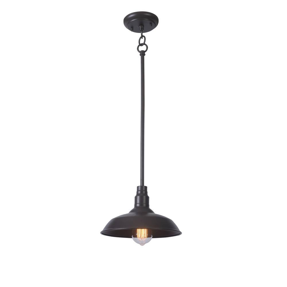 Bell Ridge 10 in. 1-Light Brown Outdoor Mini Pendant price history on PriceWatchPro