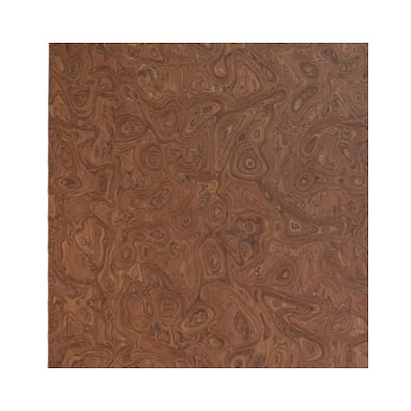 CALHOME 1/4 in. x 24 in. x 2 ft. Square Edge Dark Walnut Finished Veneer MDF Boards (1-Pieces)