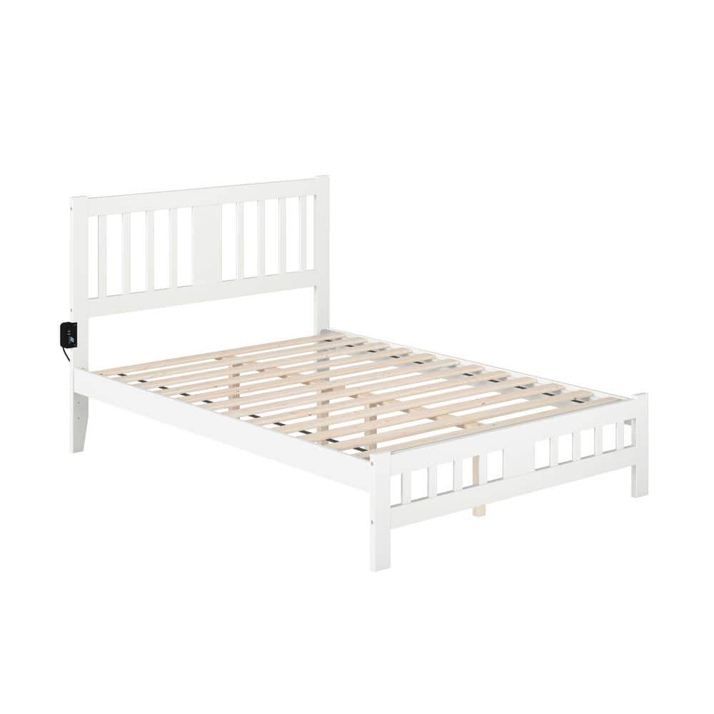 AFI Tahoe Full Bed with Footboard in White AG8960032 - The Home Depot