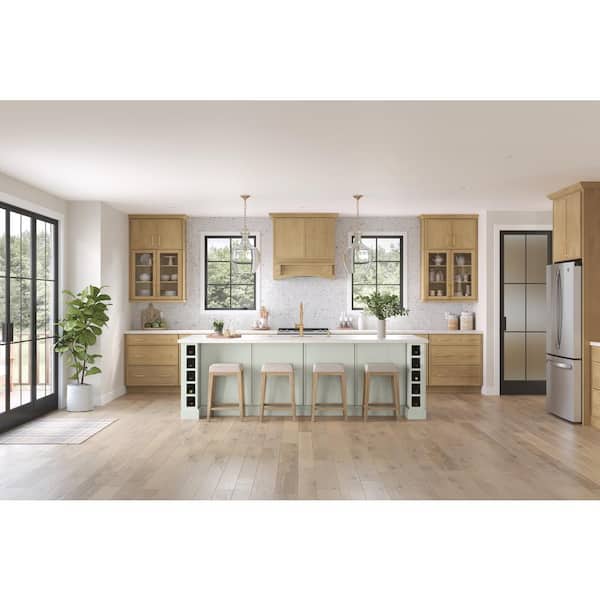 Cottage 14.5 in. W x 0.75 in. D x 14.5 in. H in Geyser Cabinet Door Sample