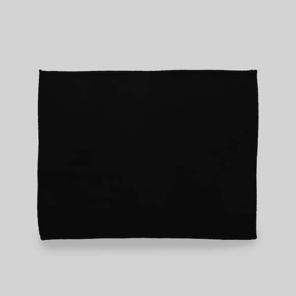 Noble House Ferncrest Black Yarn Throw Blanket