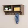 Prepac Drifted Gray Wall Mounted Coat Rack DEC-6016 - The Home Depot