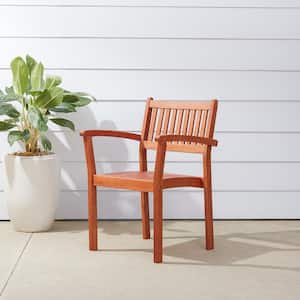 Malibu Stacking Wood Outdoor Dining Chair (4-Pack)