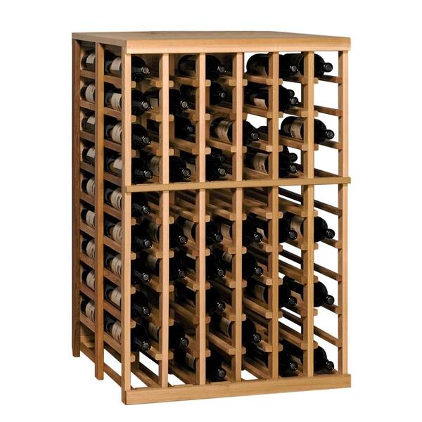 Vinotemp 120-Bottle Pine Floor Wine Rack