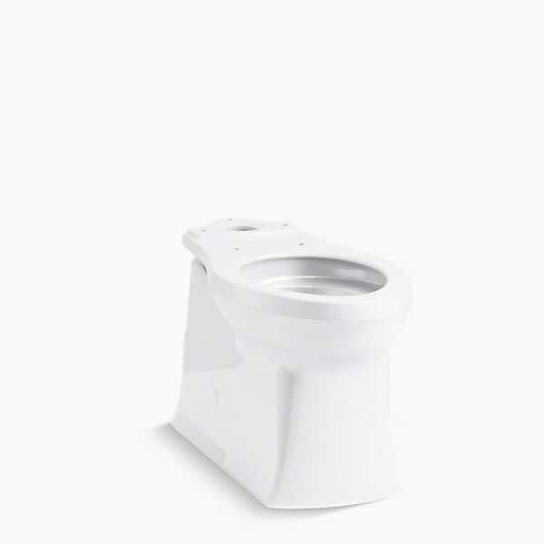 KOHLER Corbelle Tall Elongated Toilet Bowl Only With Skirted Trapway in White