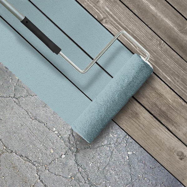 1 gal. #PPU13-11 Clear Vista Textured Low-Lustre Enamel Interior/Exterior Porch and Patio Anti-Slip Floor Paint