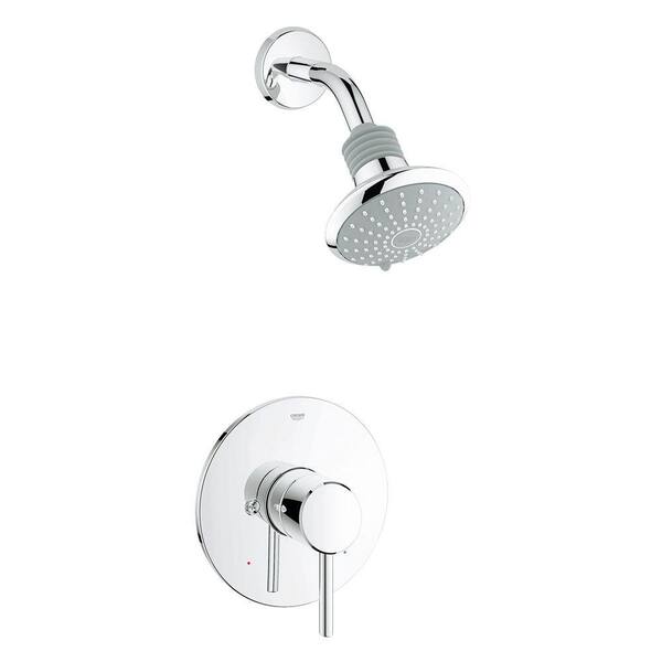 GROHE Concetto Single-Handle Shower Only Faucet Trim Kit in StarLight Chrome (Valve Sold Separately)