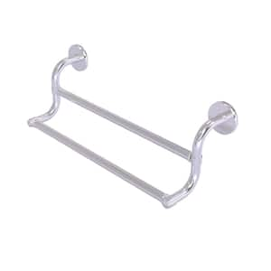 Remi Collection 18 in. Wall Mounted Double Towel Bar in Satin Chrome