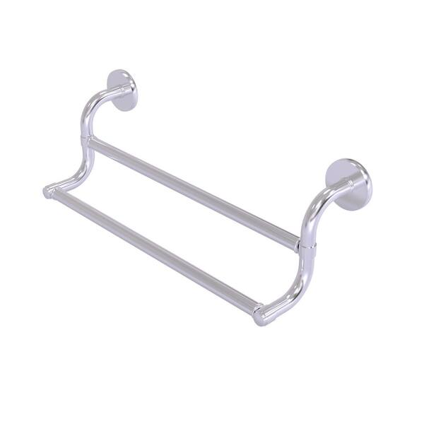 Allied Brass Remi Collection 18 in. Wall Mounted Double Towel Bar in Satin Chrome