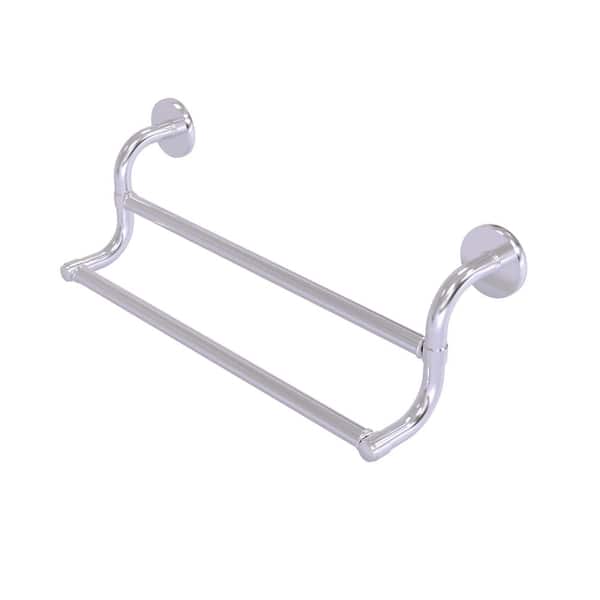 Allied Brass Remi Collection 24 in. Wall Mounted Double Towel Bar in Satin Chrome