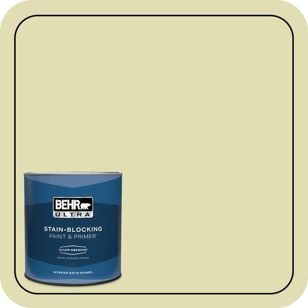 BEHR ULTRA 1 qt. #M340-3A Modern Zen Extra Durable Satin Enamel Interior Paint & Primer