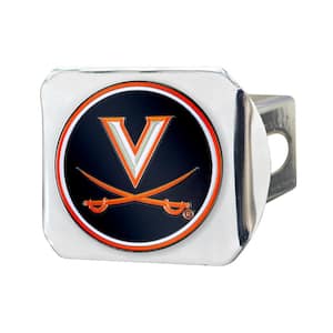 NCAA University of Virginia Color Emblem on Chrome Hitch Cover