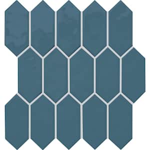 LuxeCraft Aura 11 in. x 12 in. Glazed Ceramic Picket Mosaic Tile (8.76 sq. ft./Case)