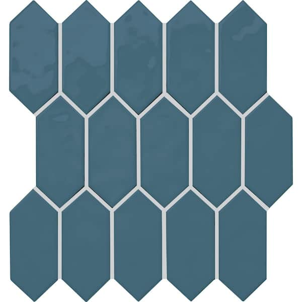 Daltile LuxeCraft Aura 11 in. x 12 in. Glazed Ceramic Picket Mosaic Tile (700.8 sq. ft./Pallet)