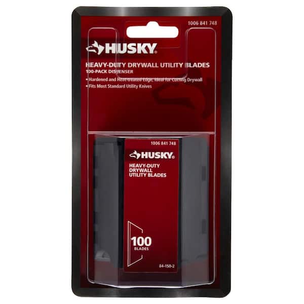 Husky High Carbon Steel Husky Drywall Blades Dispenser (100-Pack)
