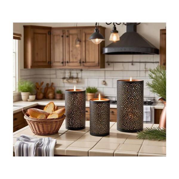 ECOCHIC SPACES INC Global-Inspired Bronze and Gold Iron Pierced