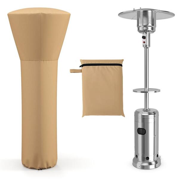AZ Patio Heater Cover - 89 Inch Tall Weatherproof Patio Heater Protection, Tan Color