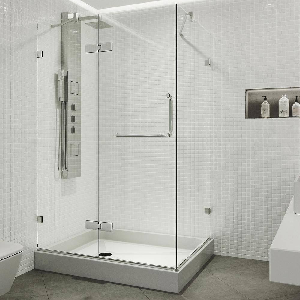 Reviews for VIGO Monteray 32 in. L x 40 in. W x 79 in. H Frameless ...