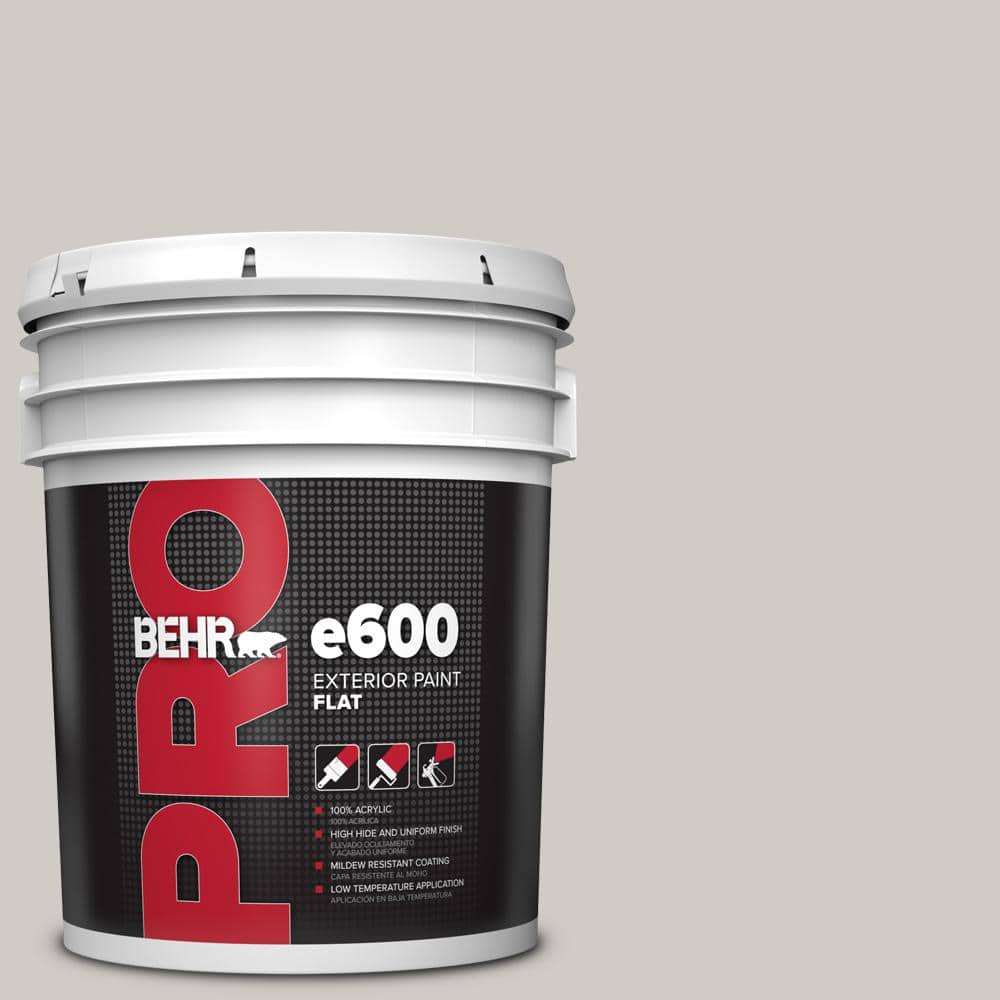 5 gal. #PPU26-10 Chic Gray Flat Exterior Paint price history on PriceWatchPro