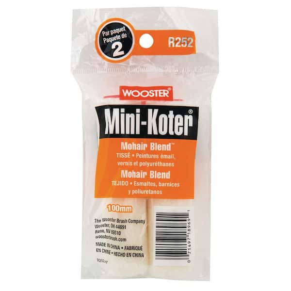 4 in. Mini-Koter Mohair Blend Rollers (2-Pack)