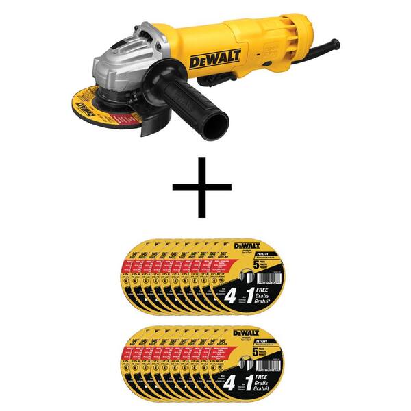 Pro Angle Grinder Electric Variable Speed 4-1/2" Electric Grinder Wheel Cut Kits 