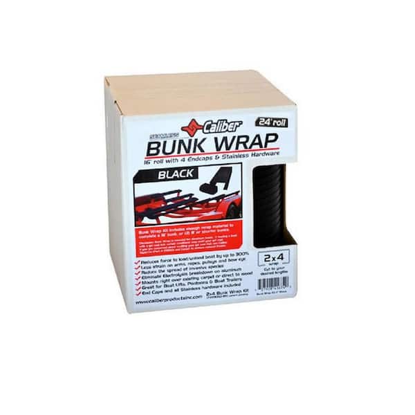 Caliber 2 in. x 4 in. Bunk Wrap Kit in Black 23054-BK - The Home Depot