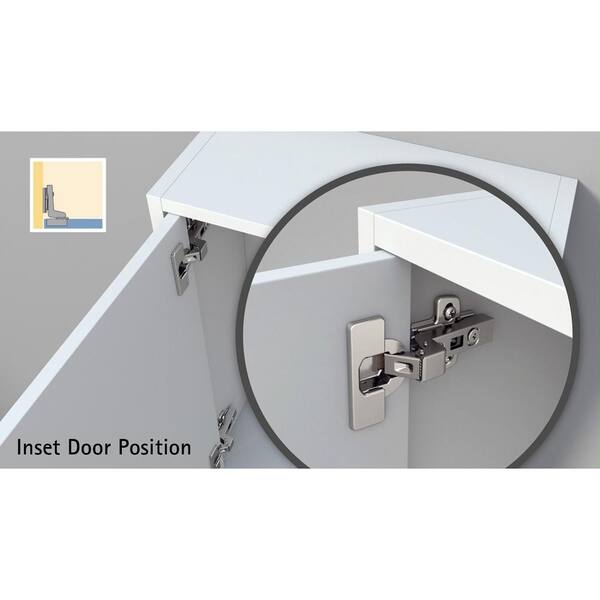 Frameless Inset 95° Hinge Set (2-Pack)