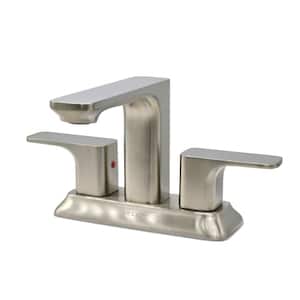 Corsica 2-Handle 4" Centerset Bathroom Faucet in Brushed Nickel