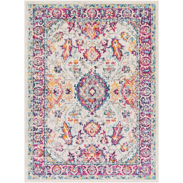 Artistic Weavers Monique Pink 9 ft. x 12 ft. 3 in. Medallion Area Rug