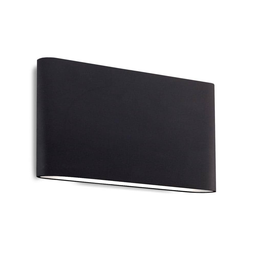 Talis Minimalist Black Aluminum LED Wall Sconce