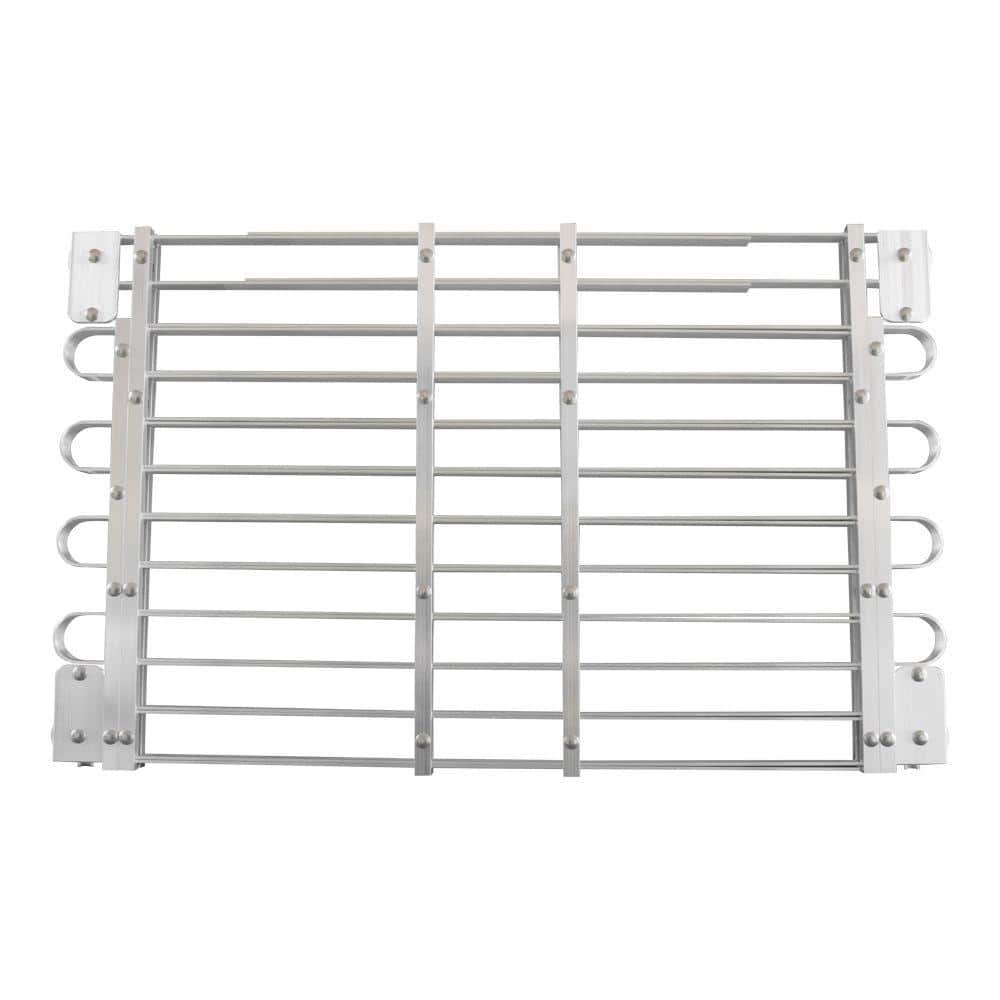 22 - 25 in. x 45 - 60 in. Adjustable Aluminum Window Well Grate