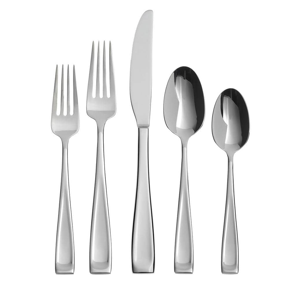 UPC 078737220909 product image for Moda 65-Piece Silver 18/10-Stainless Steel Flatware Set (Service For 12) | upcitemdb.com