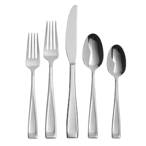 Moda 65-Piece Silver 18/10-Stainless Steel Flatware Set (Service For 12)
