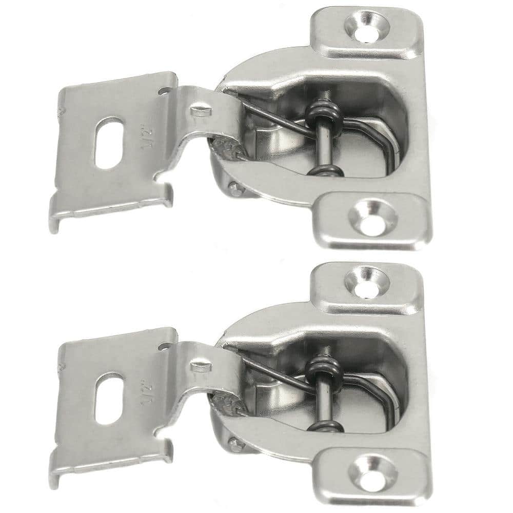 Half Overlay Chrome Concealed Frameless Hinge (10-Pack) price history on PriceWatchPro