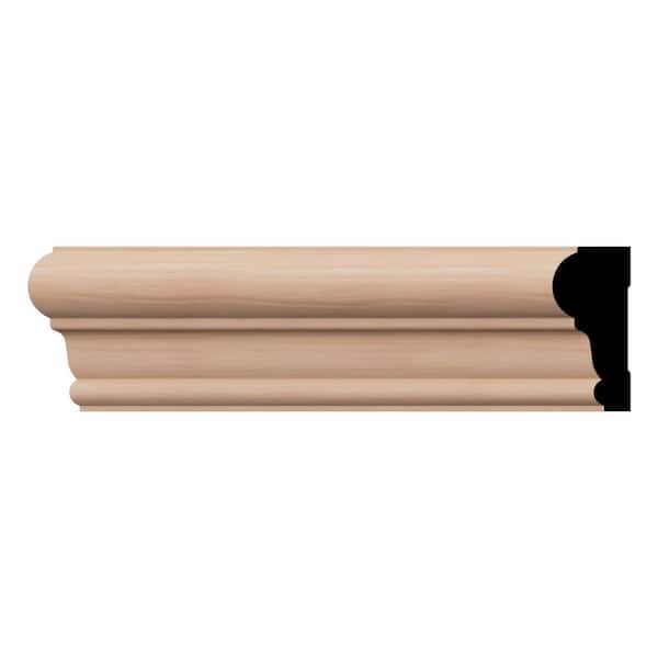 WM392 1 in. D x 2.38 in. W x 96 in. L Wood (Cherry) Chair Rail Molding