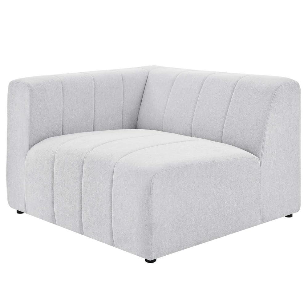 Bartlett Ivory Soft Fabric Modular Left-Arm Lounge Chair