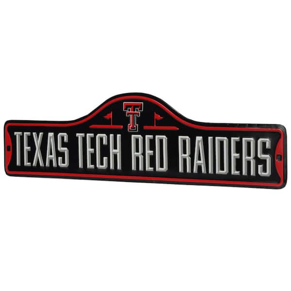 Texas Tech University Metal Street Sign