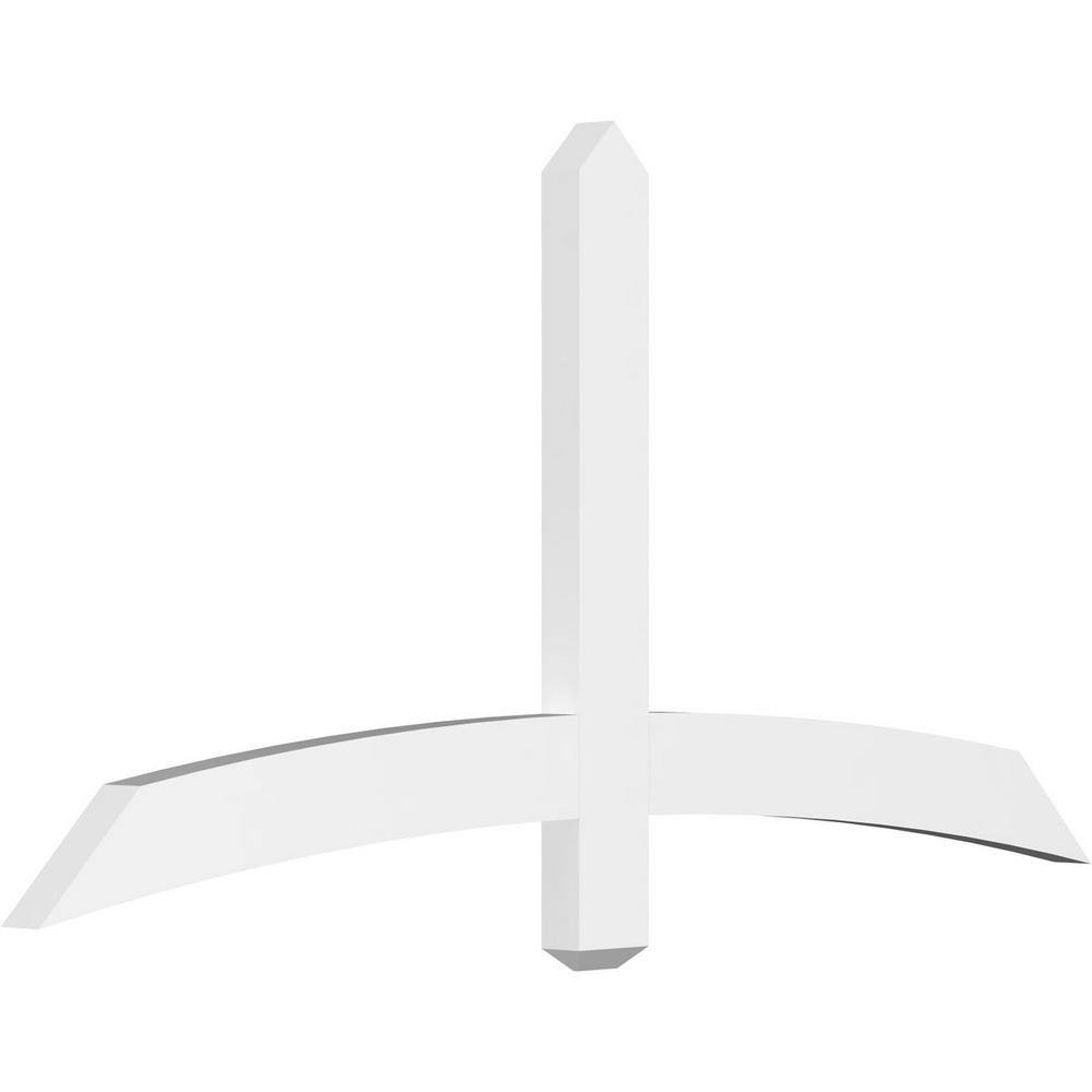 60 in. W x 30 in. H x 2 in. D x 4 in. F, 12/12 Pitch, Bellingham Signature Urethane Gable Bracket, Primed Tan price history on PriceWatchPro