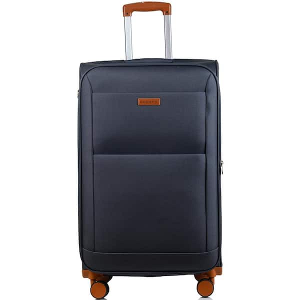 CHAMPS Classic 28 in.,24 in., 20 in. Grey Softside Luggage Set